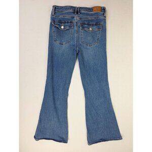 American Eagle Outfitteres Size 2 Short Womens 29" Inseam Low Rise Flare Jeans
